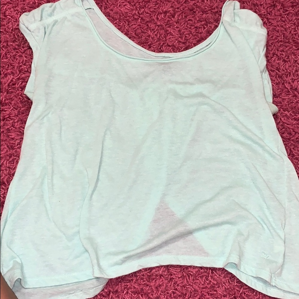 sea foam green tee